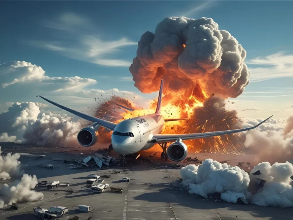 Dream of Plane Crash and Explosion