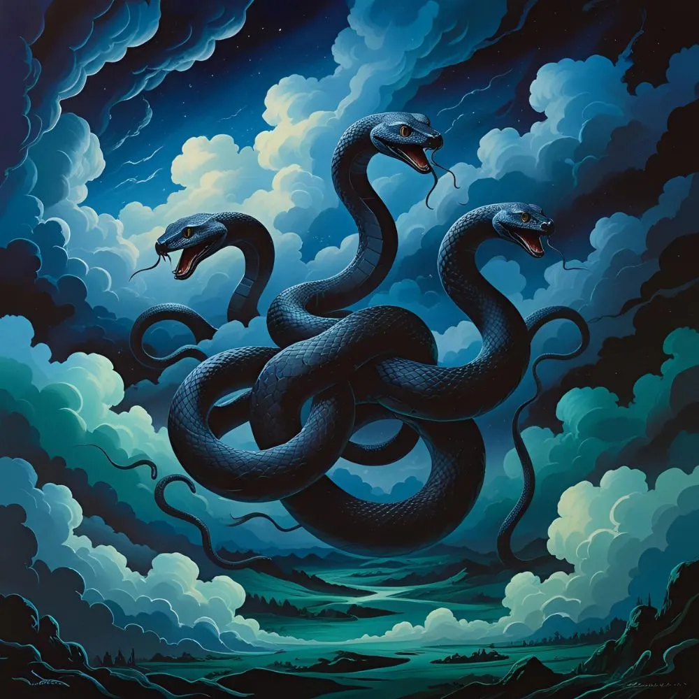 Meaning of Black Snakes in a Dream