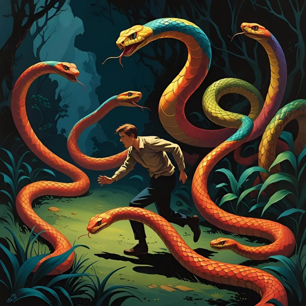 Meaning of Snakes in a Dream Chasing You