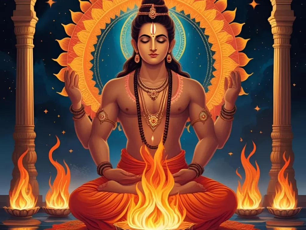 Spiritual Meaning of Fire in a Dream in Hinduism
