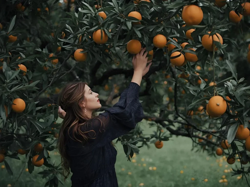 Dream of Picking Oranges from a Tree