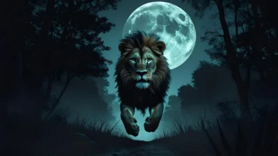 Escaping from a Lion in a Dream