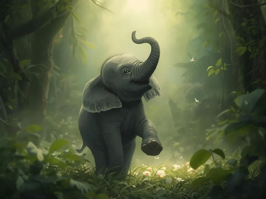 Playing with Baby Elephant Dream Meaning