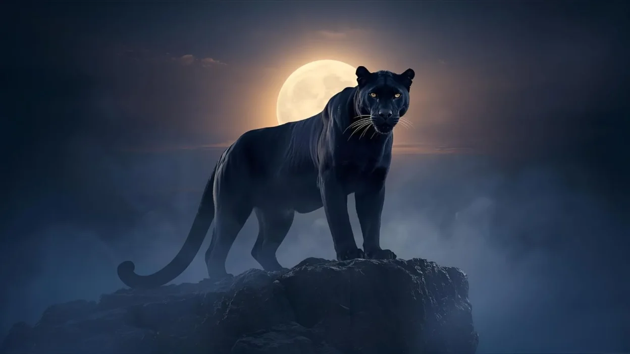 Black Panther in a Dream