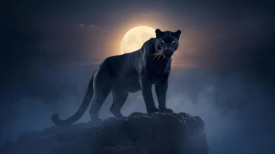 Black Panther in a Dream