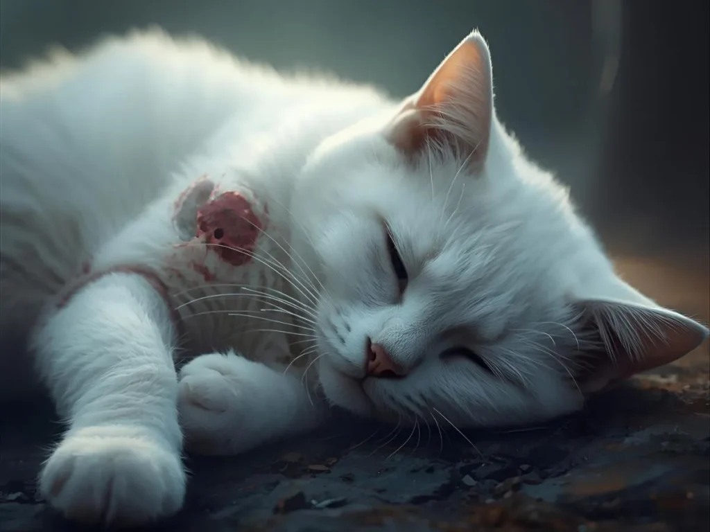 Injured White Cat Dream Meaning