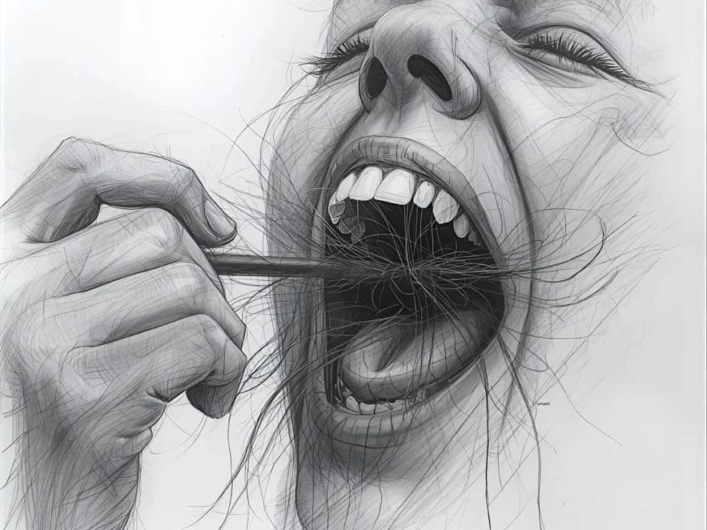 Pulling Hair from Teeth Dream Meaning
