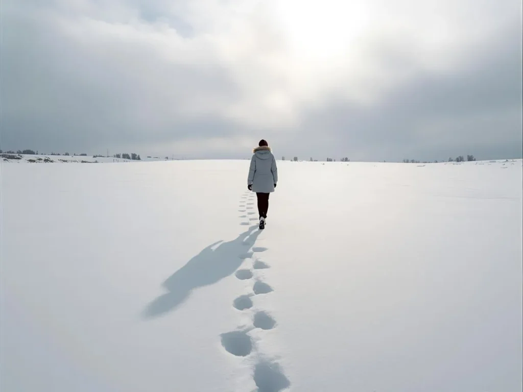 Walking in Snow Dream Meaning