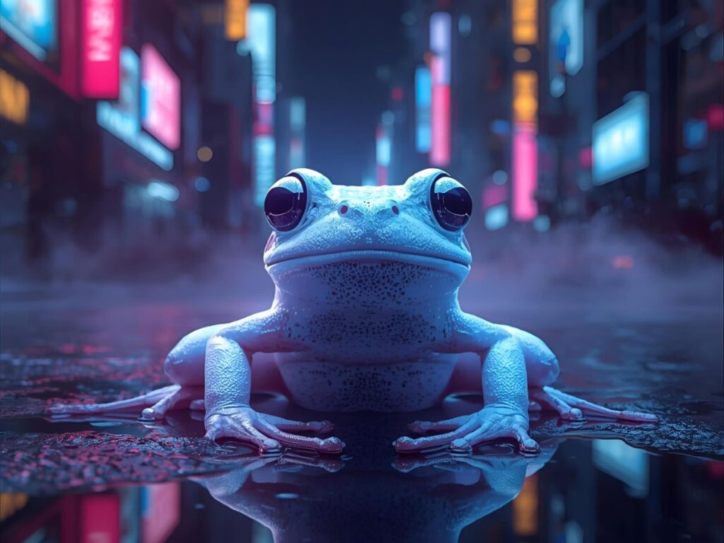 White Frog in Dream Meaning