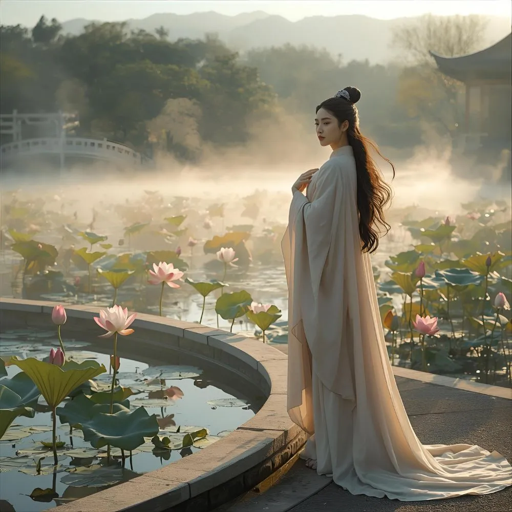 Chinese Lotus Flowers