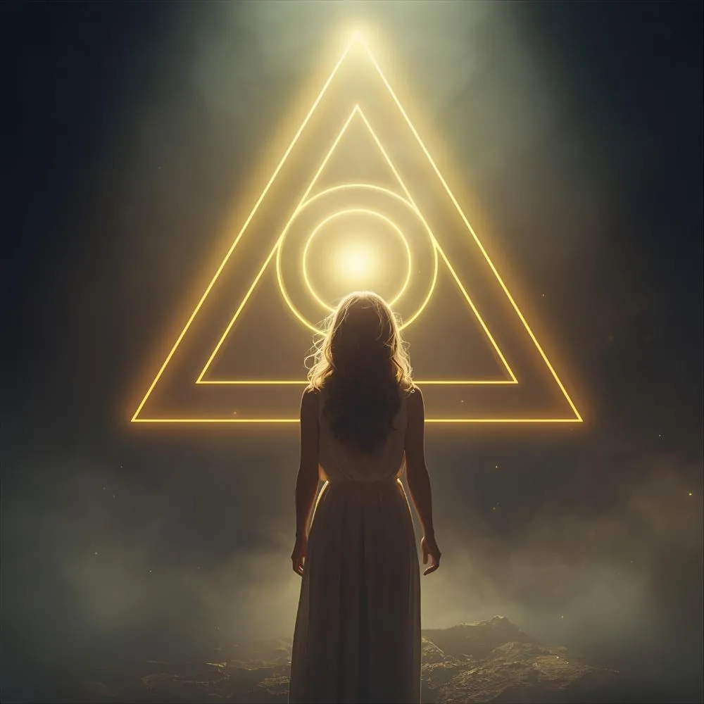 Circle in Triangle Symbol