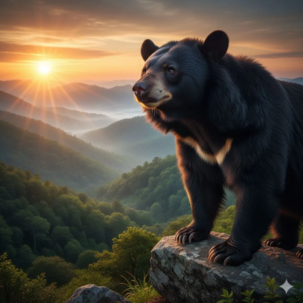 Asian Black Bear Symbolism