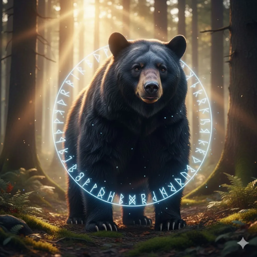 Black Bear Totem Animal