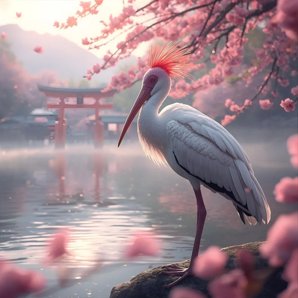 Ibis Symbolism Japan