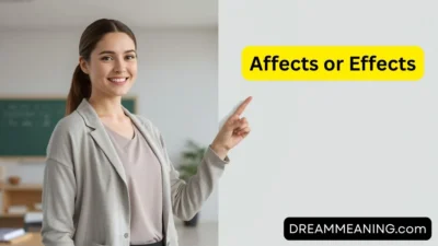 Affects or Effects