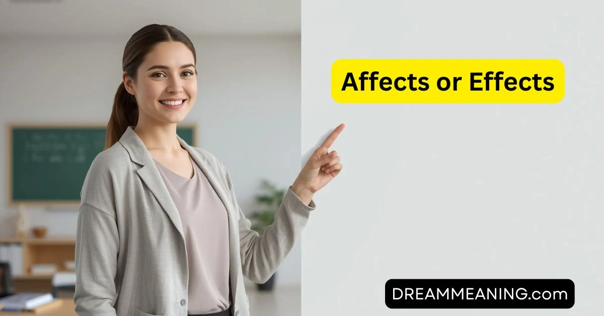 Affects or Effects