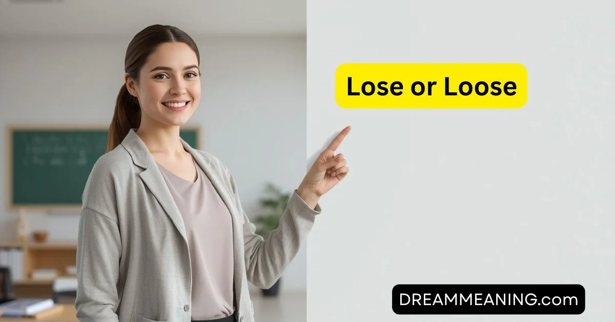 Lose or Loose